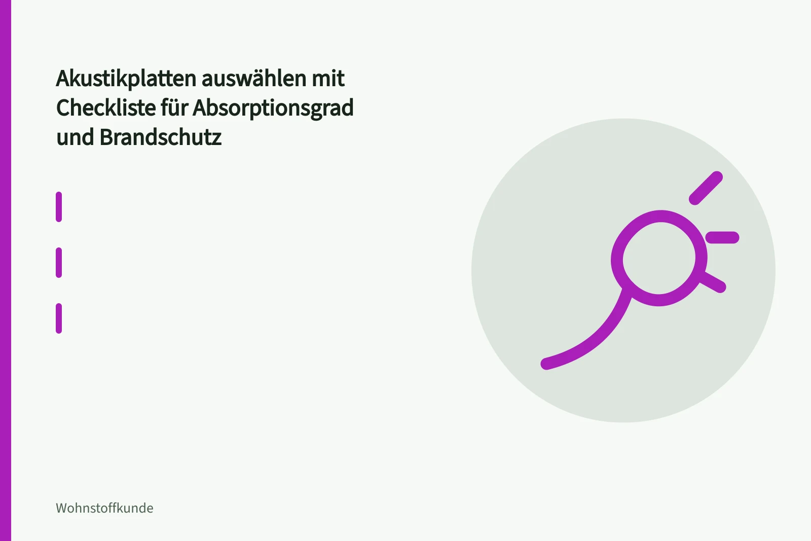 Gelochte Akustikplatte aus Mineralfaser als Wandabsorber montiert
