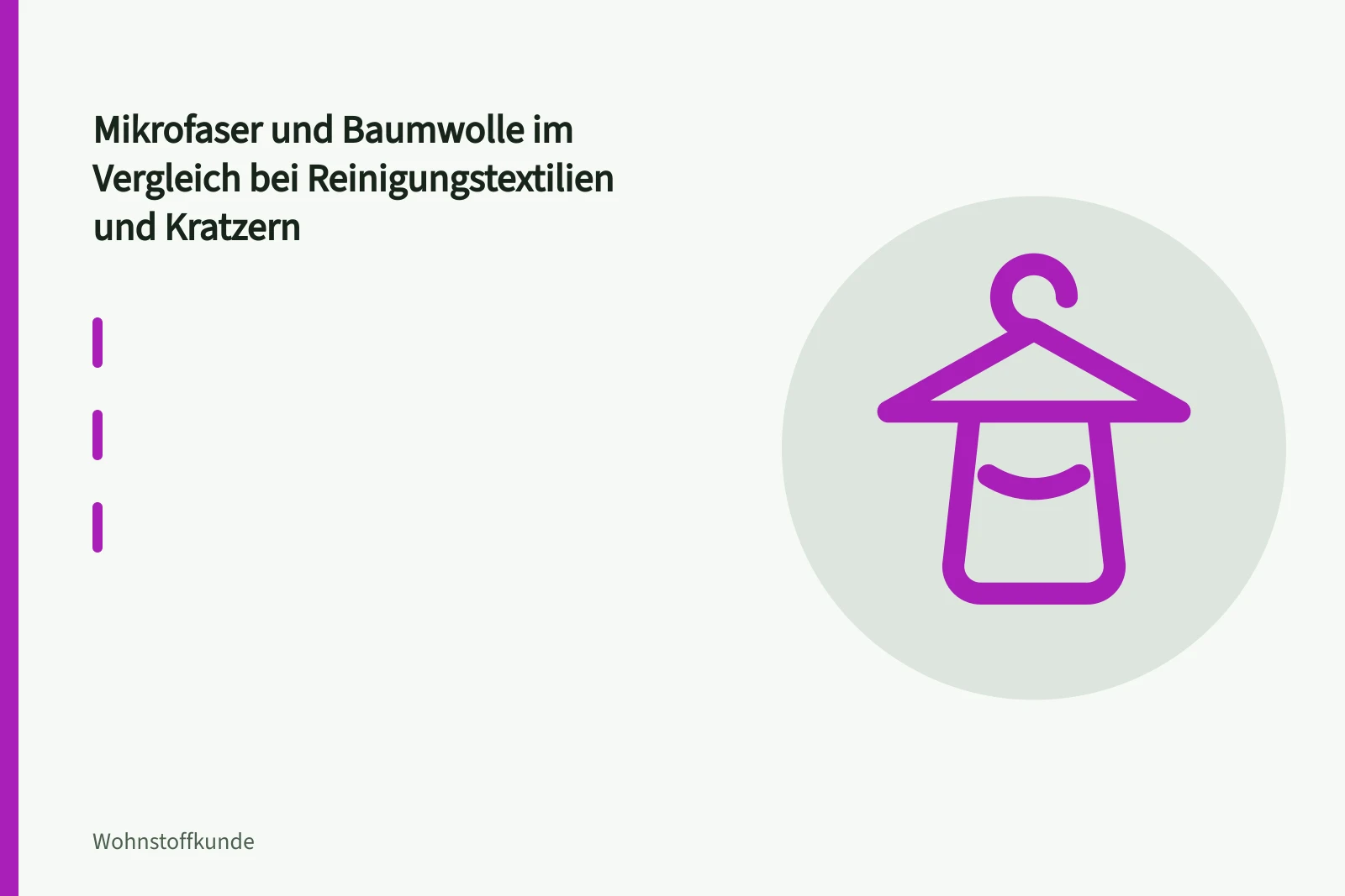 Mikrofasertuch und Baumwollfrottiertuch im Vergleich auf Glasfläche