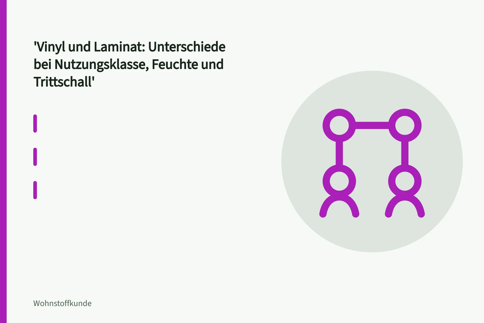 Laminat und Vinyl im Vergleich, Wasser quillt an der Laminatfuge auf