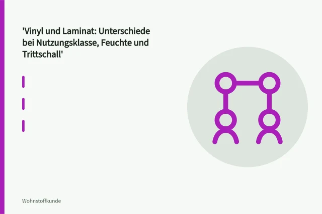 Laminat und Vinyl im Vergleich, Wasser quillt an der Laminatfuge auf. Vinyl und Laminat: Unterschiede bei Nutzungsklasse, Feuchte und Trittschall
