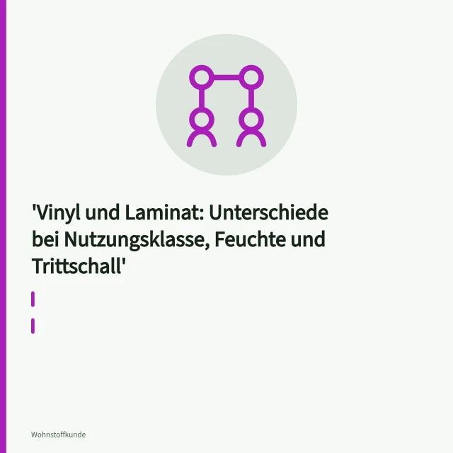 Laminat und Vinyl im Vergleich, Wasser quillt an der Laminatfuge auf. Vinyl und Laminat: Unterschiede bei Nutzungsklasse, Feuchte und Trittschall